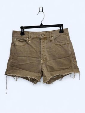 Gap Denim Cheeky Short Size 8/29  Raw Hem 3.5in Inseam Button Fly High Waisted